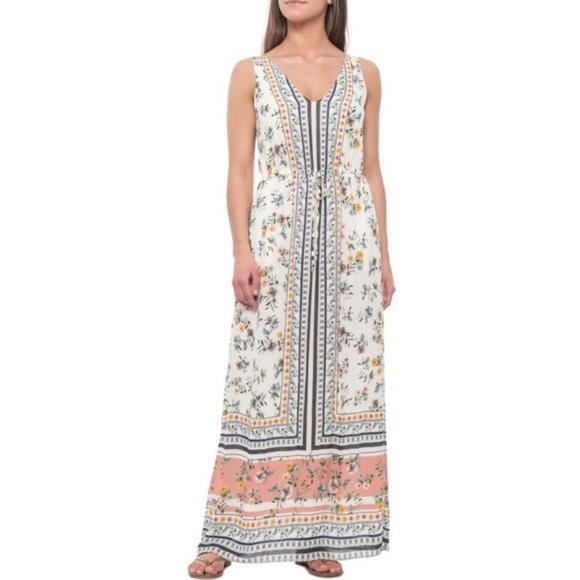 Lucky Brand Dresses & Skirts - Lucky Brand Boho Floral Maxi Dress Small